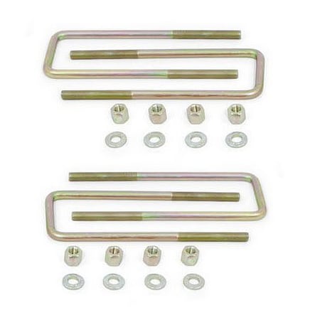 Maxtrac Suspension AXLE U-BOLT FOR USE W/2 IN LIFT BLOCKS SET OF 4 U-BOLTS W/THICK NUTS AND WASHERS 910102